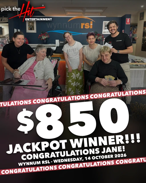Jane - Golden Classics Music Bingo winner at Wynnum RSL, October 2026